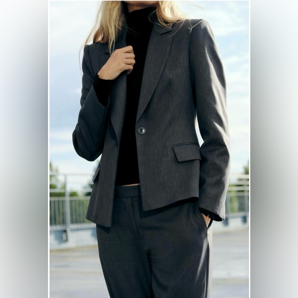 ZW fitted Shoulder Pad Blazer